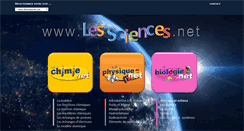 Desktop Screenshot of lessciences.net