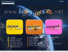 Tablet Screenshot of lessciences.net